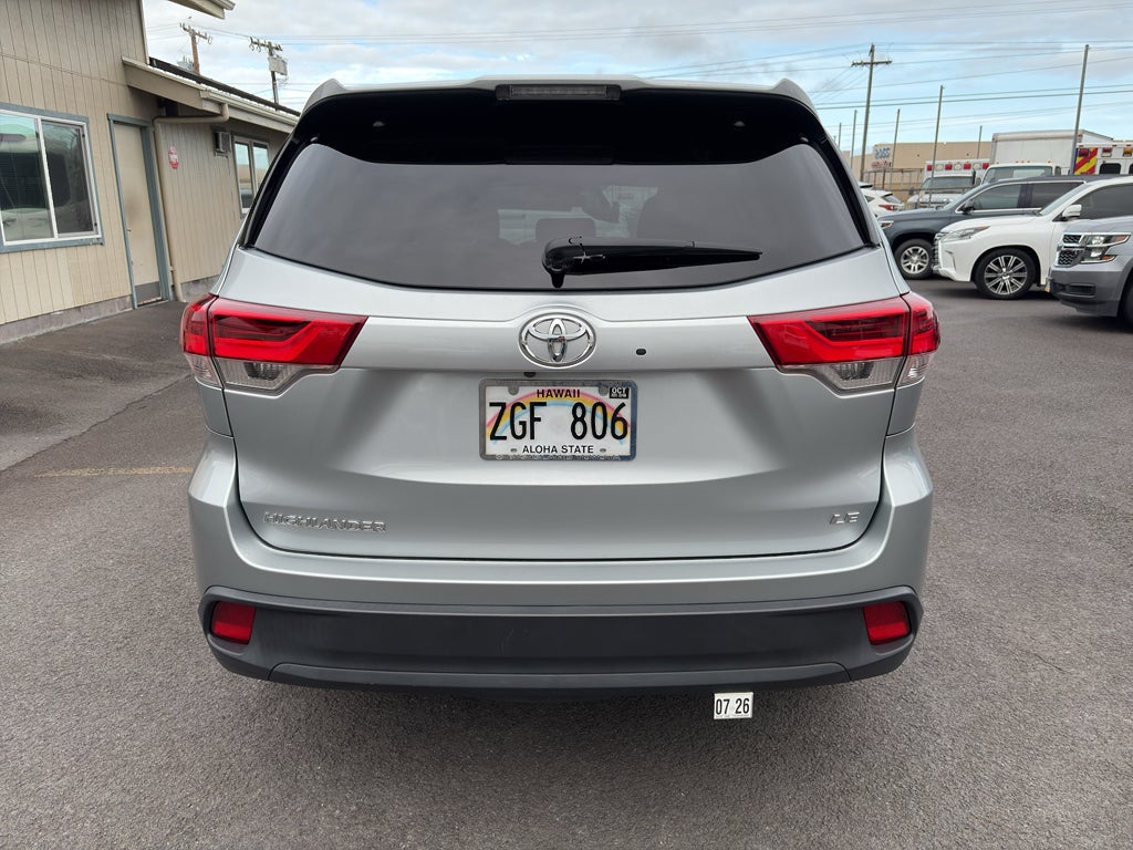 2019 Toyota Highlander LE Plus